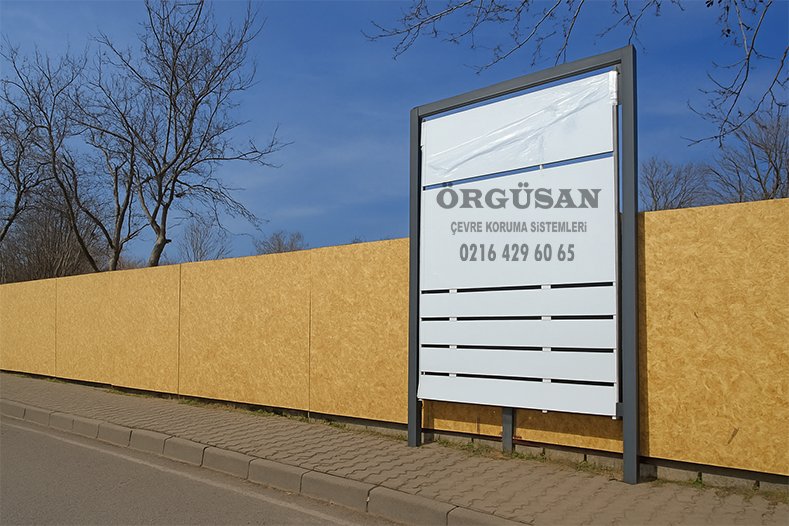 Şantiye Tabelası Üretimi ve Montaj Hizmeti